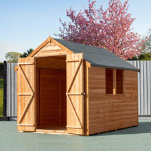Shire Overlap 8x6ft Double Door Value Wooden Shed - JJ Building Materials