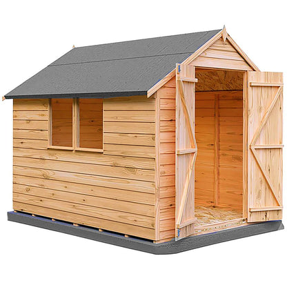 Shire Overlap 8x6ft Double Door Value Wooden Shed - JJ Building Materials