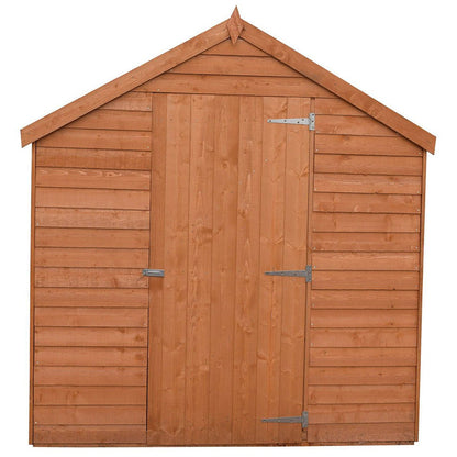 Shire Overlap 8x6ft Single Door Value Wooden Shed - JJ Building Materials