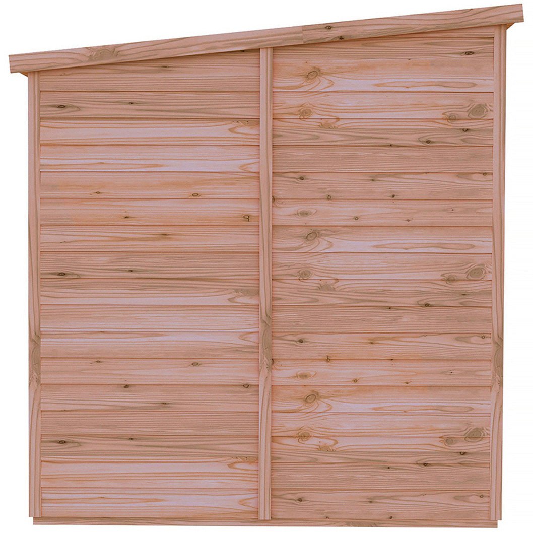 Shire Overlap Pent Single Door 12x6ft No windows Wooden Shed - JJ Building Materials