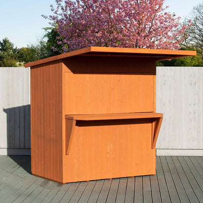 Shire Paradise Pent Roof Outdoor Bar 6x4ft - JJ Building Materials
