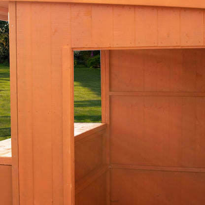 Shire Paradise Pent Roof Outdoor Bar 6x4ft - JJ Building Materials
