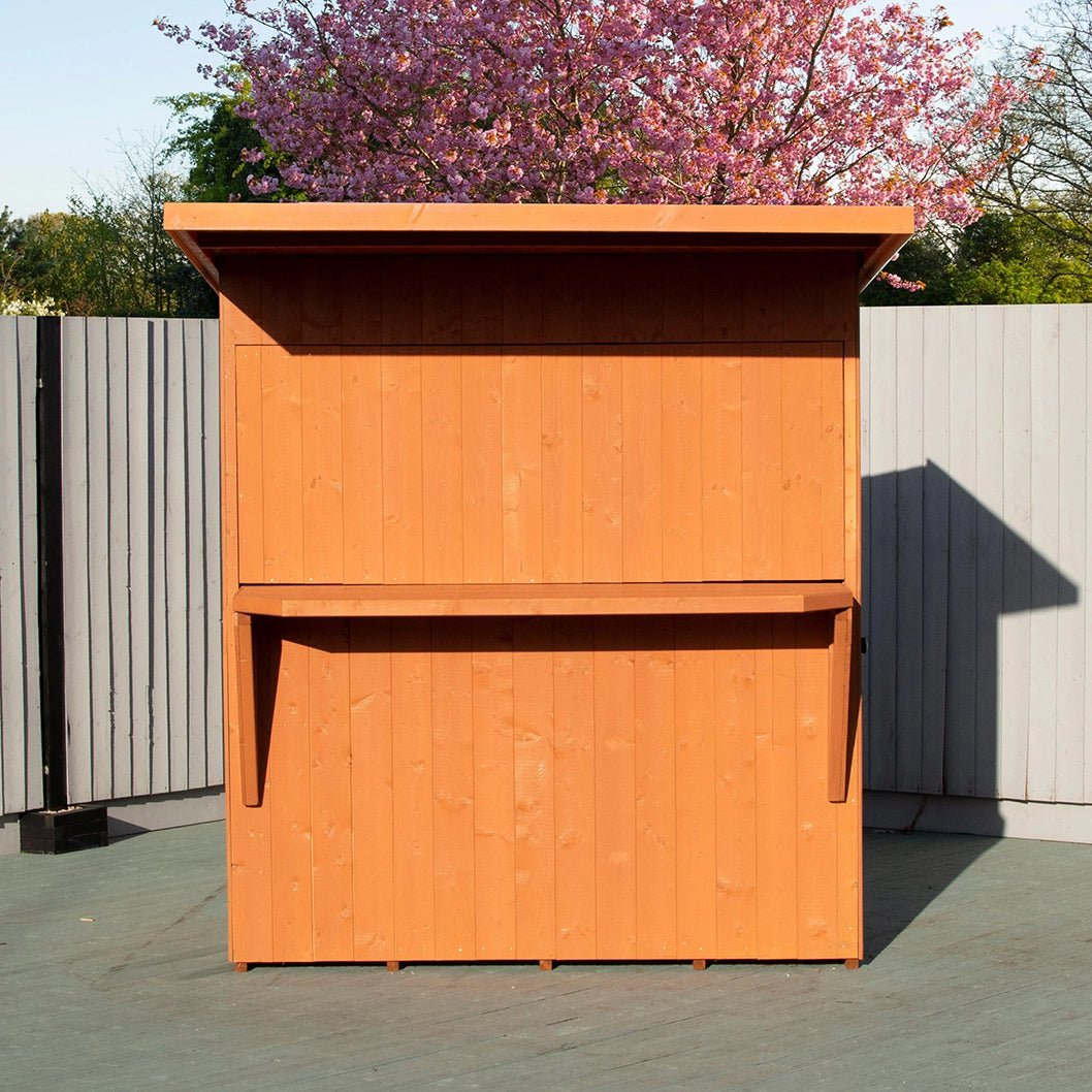 Shire Paradise Pent Roof Outdoor Bar 6x4ft - JJ Building Materials