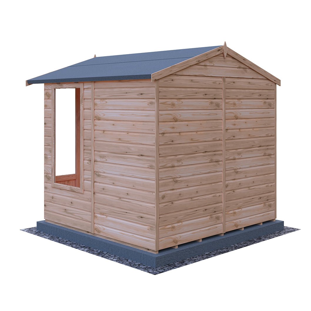 Shire Parham 7x7ft Double Door T&G Wooden Summerhouse - JJ Building Materials