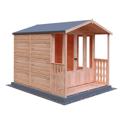 Shire Parham 7x7ft Double Door T&G Wooden Summerhouse - JJ Building Materials