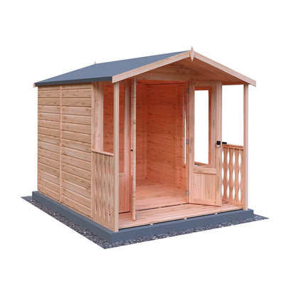 Shire Parham 7x7ft Double Door T&G Wooden Summerhouse - JJ Building Materials