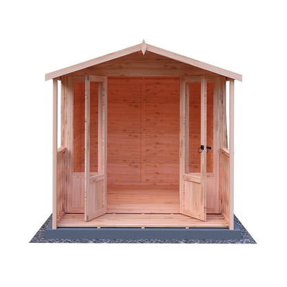 Shire Parham 7x7ft Double Door T&G Wooden Summerhouse - JJ Building Materials