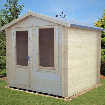Shire Peckover Log Cabin 8x8ft With 19mm Log Thickness - JJ Building Materials