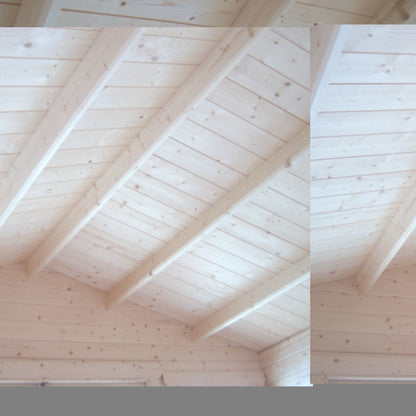 Shire Peckover Log Cabin 8x8ft With 19mm Log Thickness - JJ Building Materials