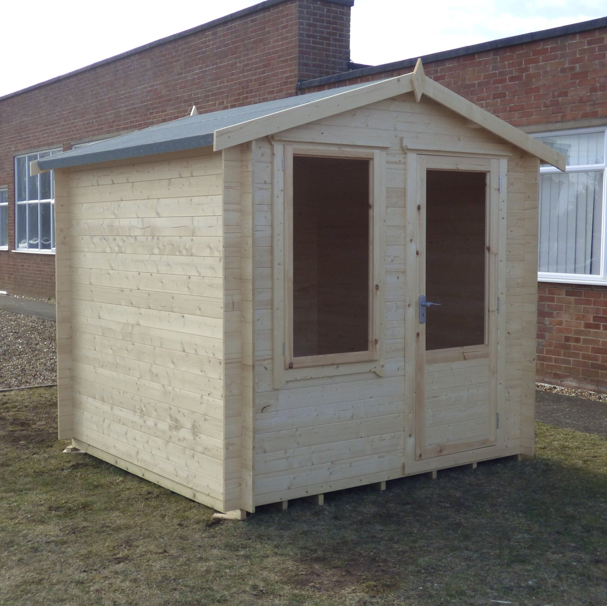 Shire Peckover Log Cabin 8x8ft With 19mm Log Thickness - JJ Building Materials