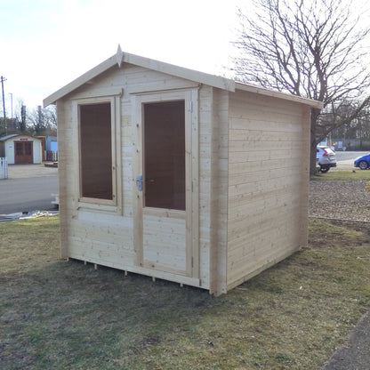 Shire Peckover Log Cabin 8x8ft With 19mm Log Thickness - JJ Building Materials