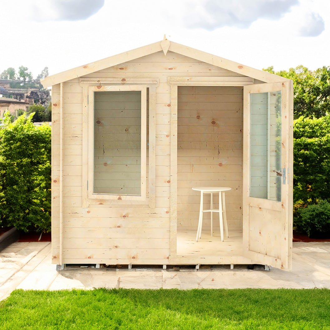 Shire Peckover Log Cabin 8x8ft With 19mm Log Thickness - JJ Building Materials