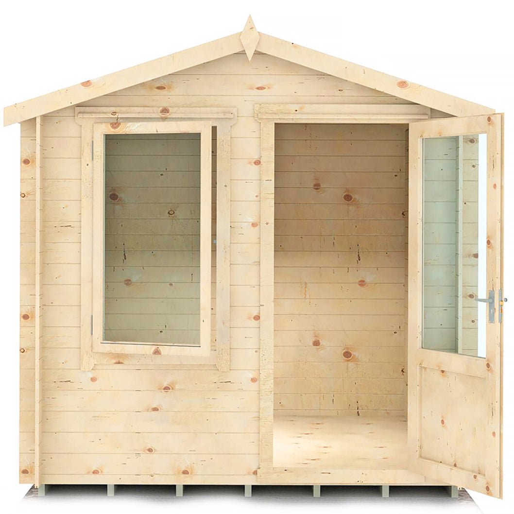 Shire Peckover Log Cabin 8x8ft With 19mm Log Thickness - JJ Building Materials