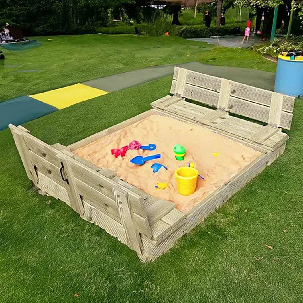 Shire Sandpit with seats - JJ Building Materials