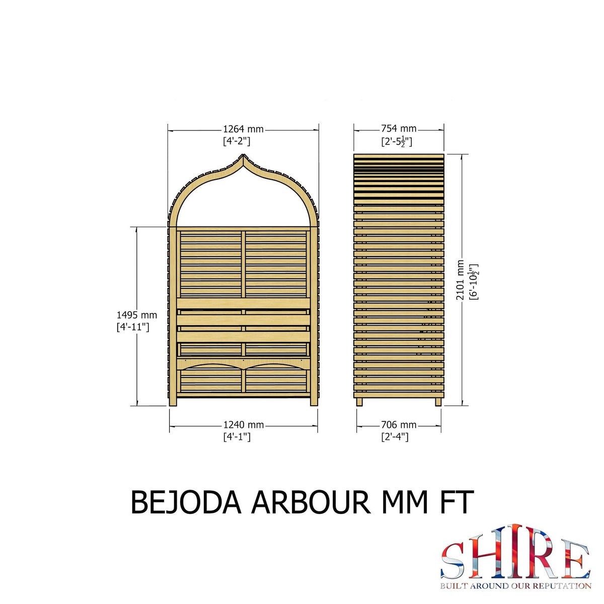 Shire Shire Bejoda Arbour - JJ Building Materials