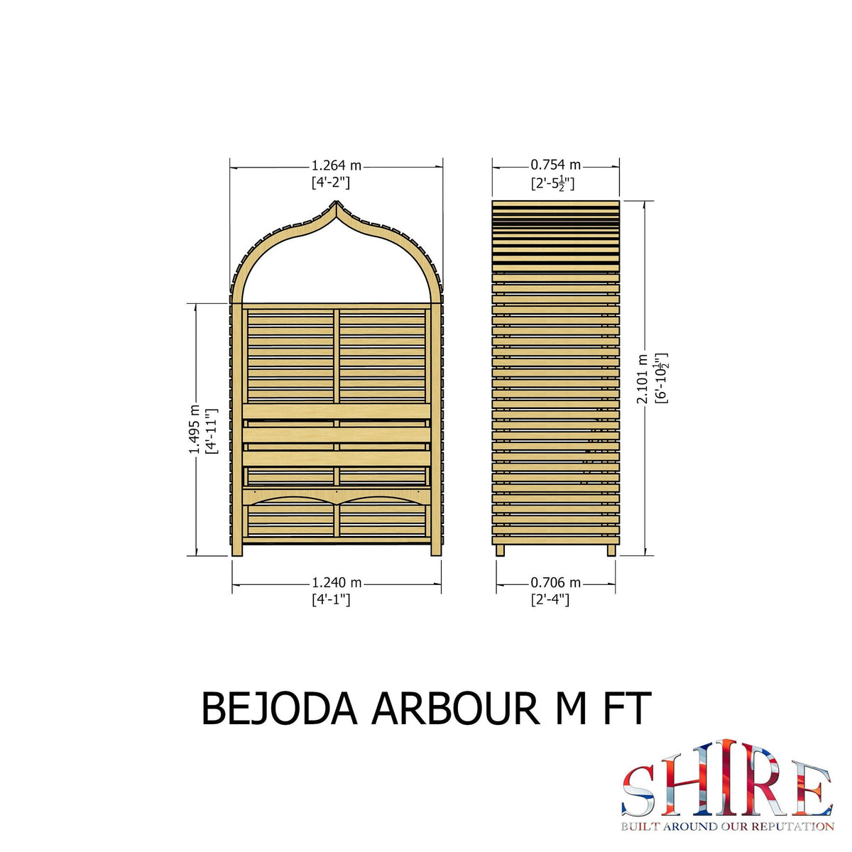 Shire Shire Bejoda Arbour - JJ Building Materials