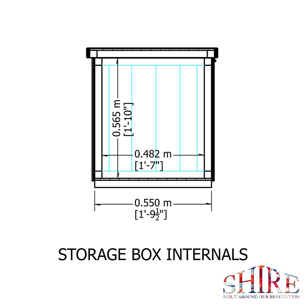 Shire Storage Box 4x2ft T&G - JJ Building Materials