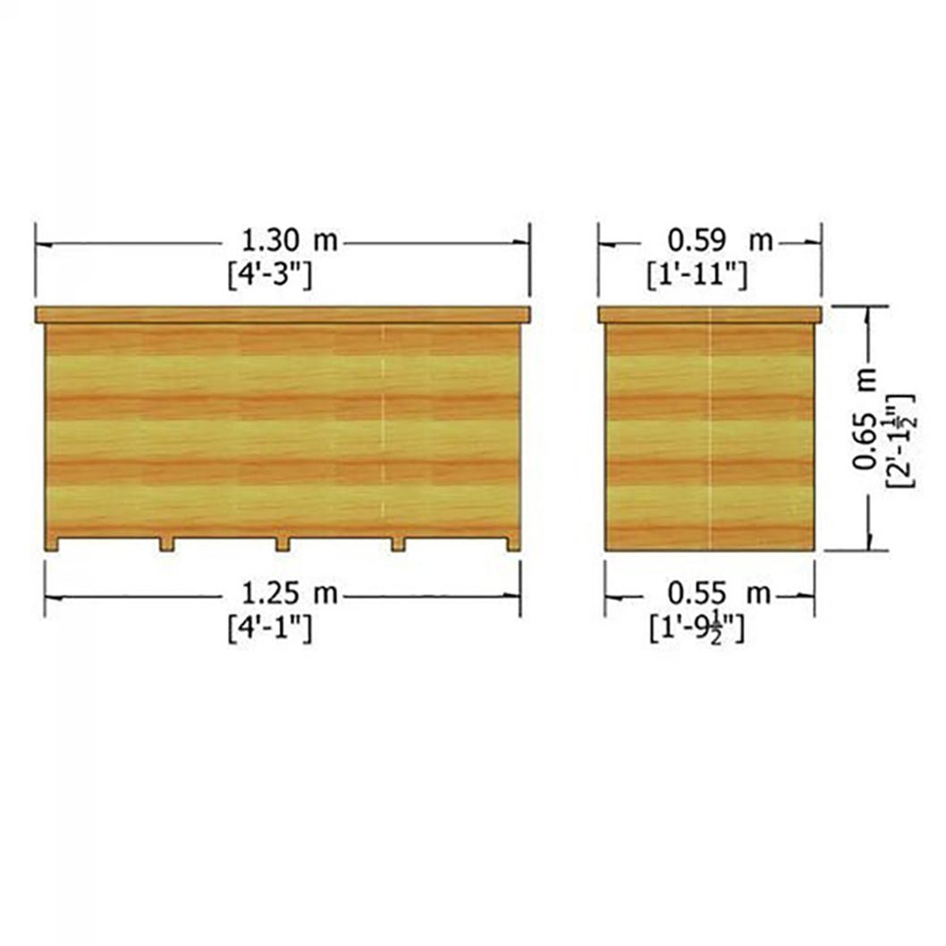 Shire Storage Box 4x2ft T&G - JJ Building Materials