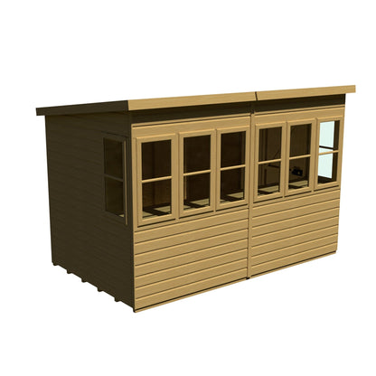 Shire Sun 10 x 6ft Pent Potting Shed - JJ Building Materials