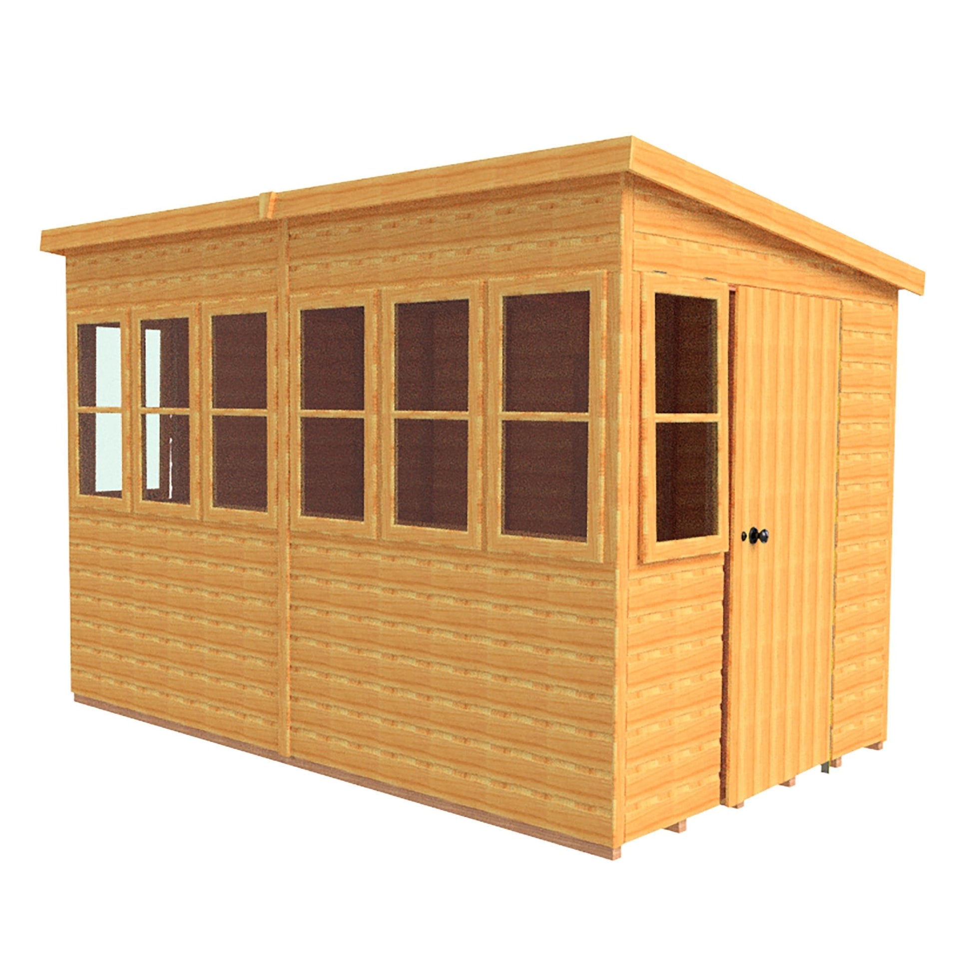 Shire Sun 10 x 6ft Pent Potting Shed - JJ Building Materials
