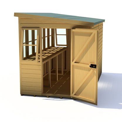Shire Sun 10 x 6ft Pent Potting Shed - JJ Building Materials