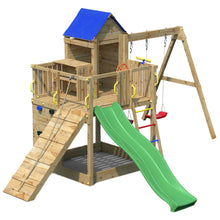 Shire Treehouse Climbing Frame with Swing and Slide - JJ Building Materials