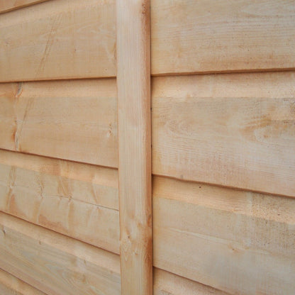 Shire Warwick 8x6ft T&G Double Door Apex Wooden Shed - JJ Building Materials