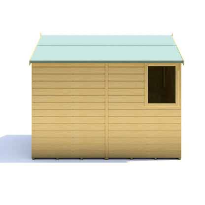 Shire Warwick 8x6ft T&G Double Door Apex Wooden Shed - JJ Building Materials