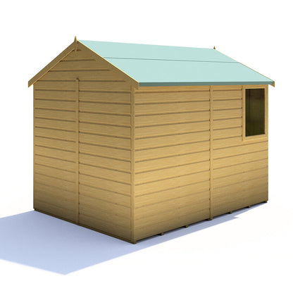 Shire Warwick 8x6ft T&G Double Door Apex Wooden Shed - JJ Building Materials
