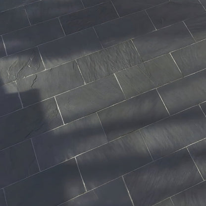 Signature Black 20mm Slate Paving Slabs - JJ Building Materials