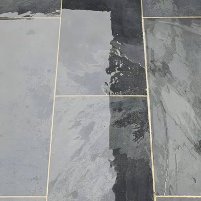 Signature Black 20mm Slate Paving Slabs - JJ Building Materials