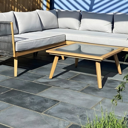 Signature Black 20mm Slate Paving Slabs - JJ Building Materials