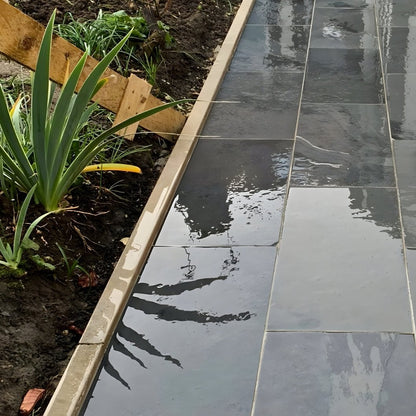 Signature Black 20mm Slate Paving Slabs - JJ Building Materials