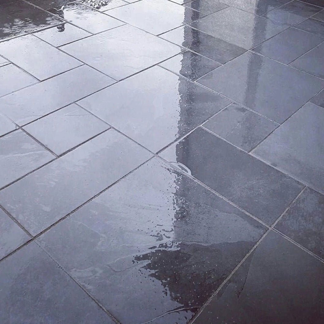 Signature Black 20mm Slate Paving Slabs - Patio Kit - JJ Building Materials