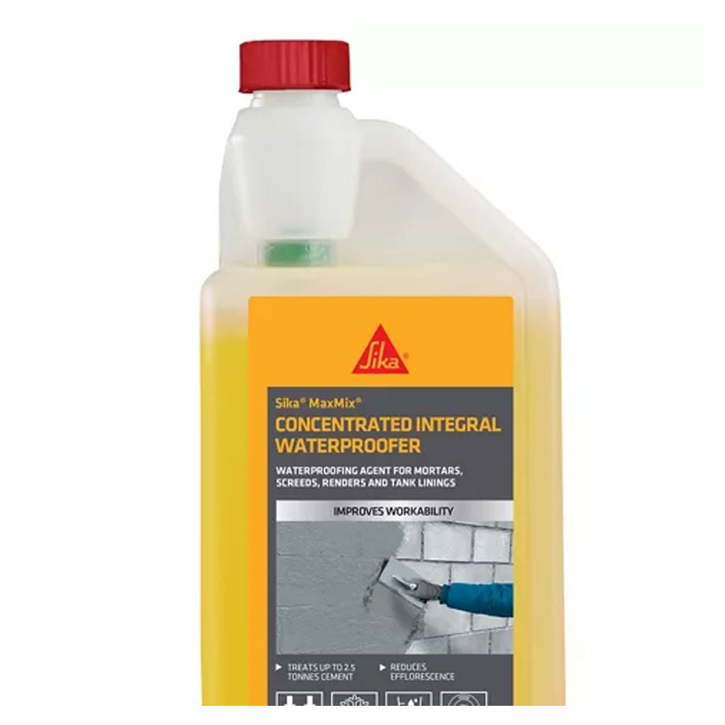 Sika Maxmix Concentrated Integral Waterproofer - 1Ltr - JJ Building Materials