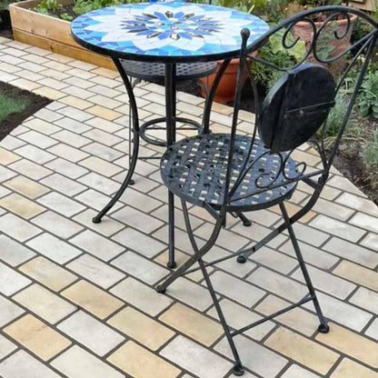 Soft Mint Sandstone Setts - Tumbled - 200x100mm - 40mm - JJ Building Materials
