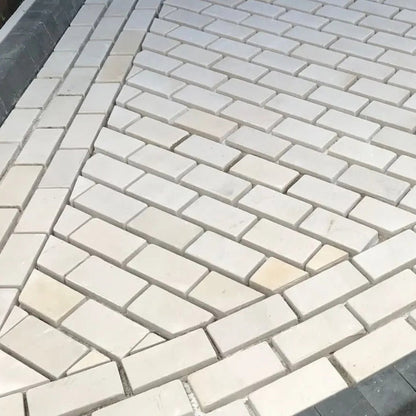Soft Mint Sandstone Setts - Tumbled - 200x100mm - 40mm - JJ Building Materials