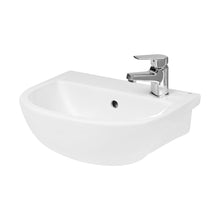 Hudson Reed Furniture Worktops And Basins Oculus Semi Recessed Basin Contemp White Vitreous China 175x400x325mm