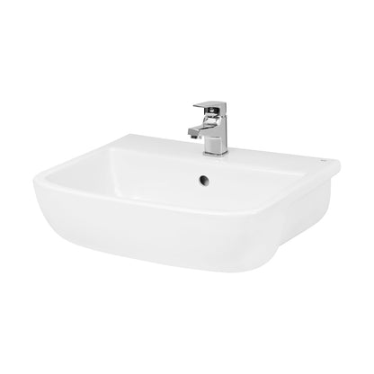 Hudson Reed Furniture Worktops And Basins Fossil Semi Recessed Basin Contemp White Vitreous China 175x520x425mm