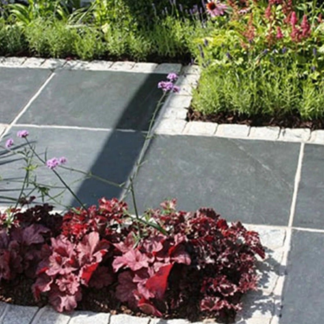Steel Blue 22mm Slate Paving Slabs - JJ Building Materials