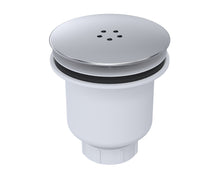 Nui Shower Tray Wastes Straight Shower Tray Waste Contemporary Chrome Polypropylene 145x115x115mm