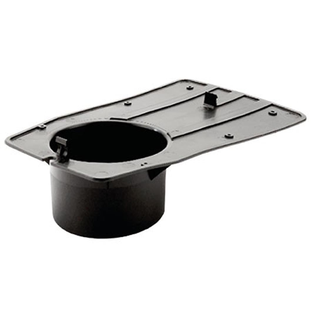 TapcoSlate Black Cowl Vent Pipe Adaptor - JJ Building Materials
