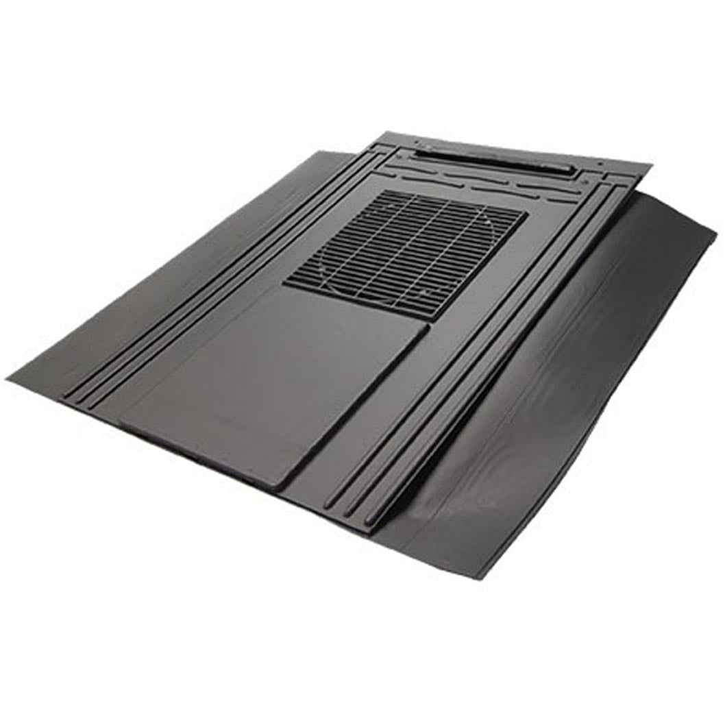 TapcoSlate Black Inline Vent - JJ Building Materials