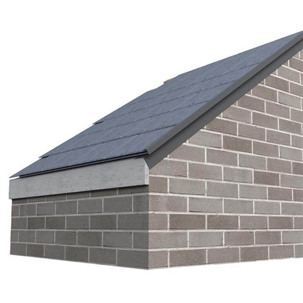 TapcoSlate Black Plastic Classic Dry Verge - JJ Building Materials