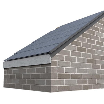 TapcoSlate Black Plastic Classic Dry Verge - JJ Building Materials