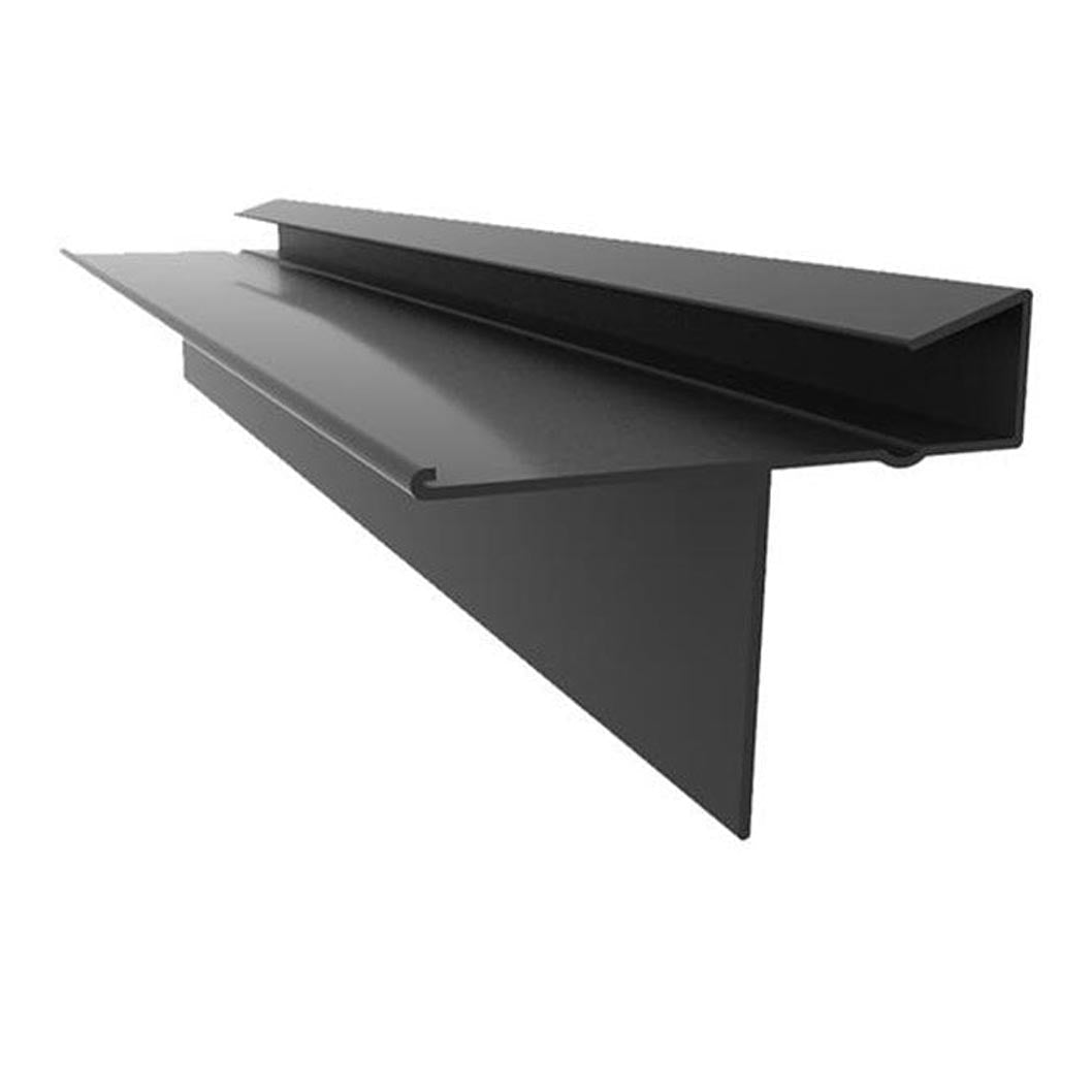 TapcoSlate Black Plastic Classic Dry Verge - JJ Building Materials