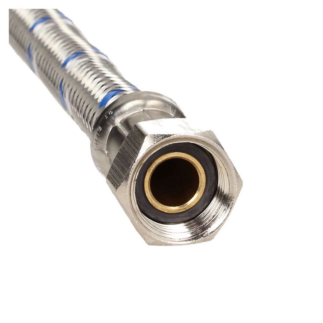Think-A-Flex Push-fit 15 mm X 1/2" Flexible Tap Connector c/w ISO - JJ Building Materials