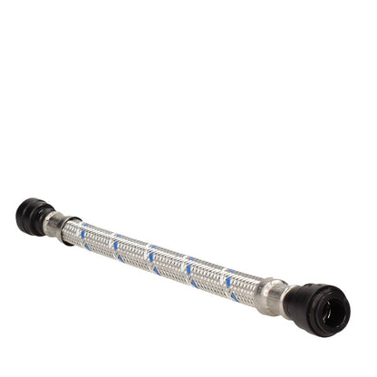 Think - A - Flex Push - fit 15 mm X 15 mm Flexible Tap Connector - 300 mm Long - JJ Building Materials
