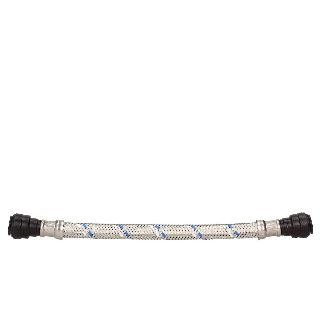 Think - A - Flex Push - fit 15 mm X 15 mm Flexible Tap Connector - 300 mm Long - JJ Building Materials
