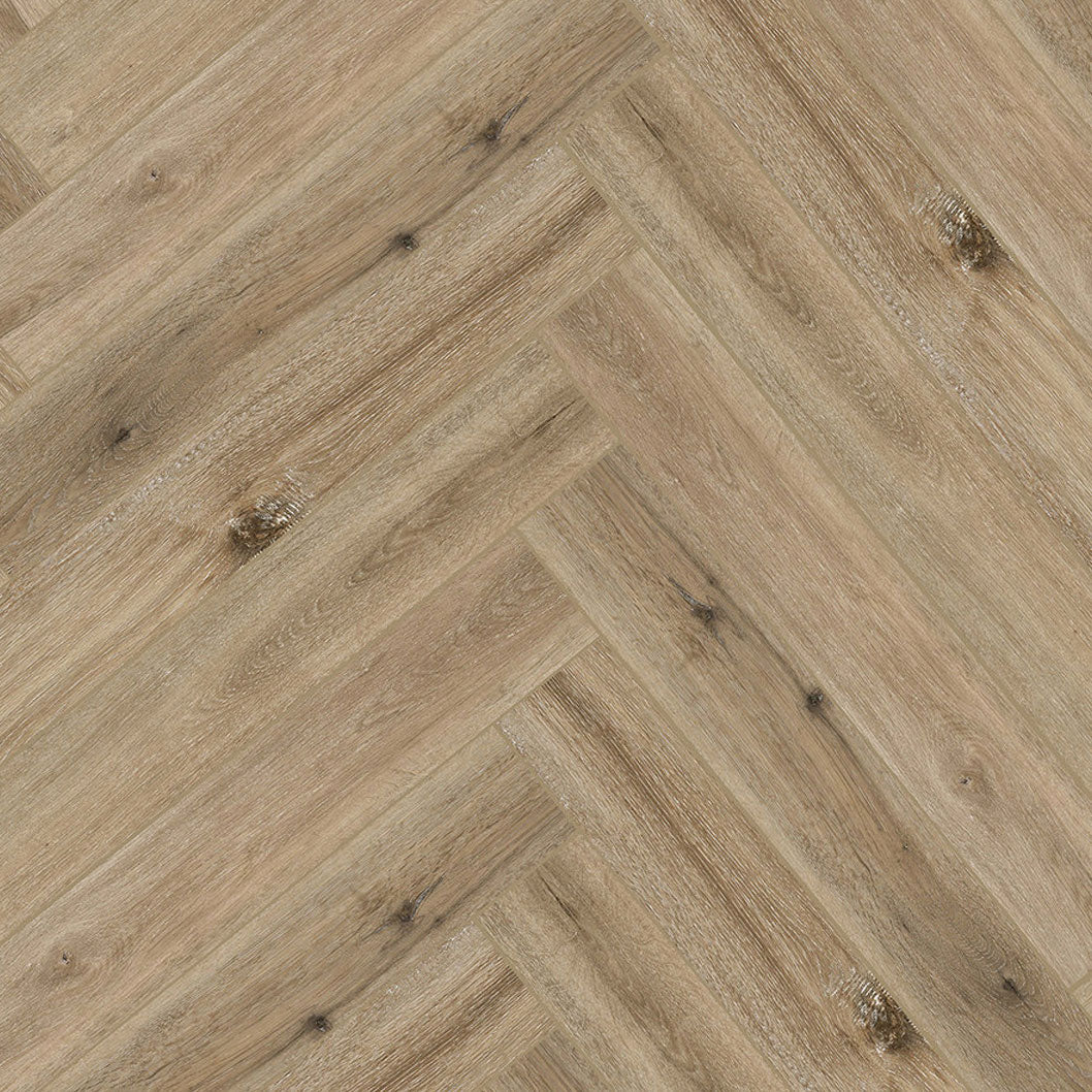 Timba Aquacore ProFlex SPC Collection Herringbone Latte Oak (H2) 5.5 x 122 x 610mm (inc. 1mm IXPE) Pack Size: 1.935m² - JJ Building Materials